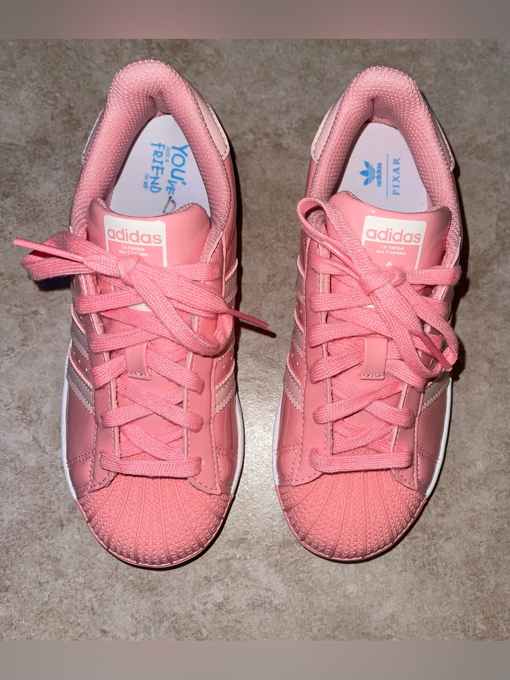 Adidas J- Hamm Toy Story Pink Youth Shell-Toe Sneakers